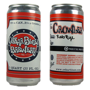 oskar blues brewery crowler