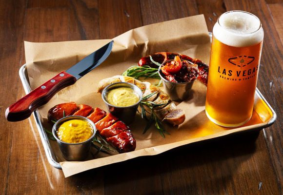 food bites with las vegas brewing co beer