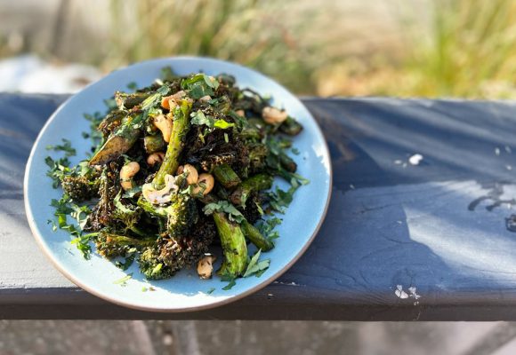 stir fry plated dish