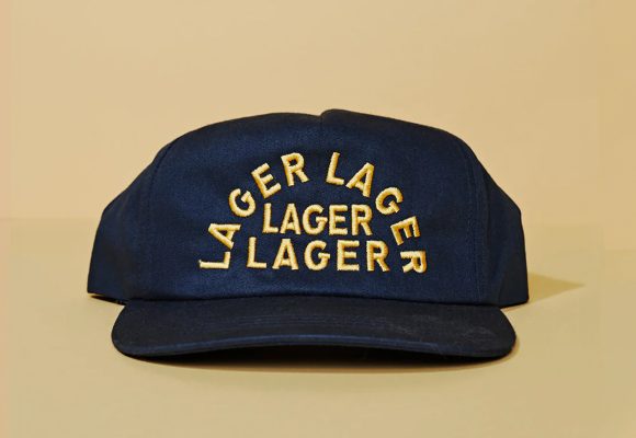 navy blue lager lager lager hat